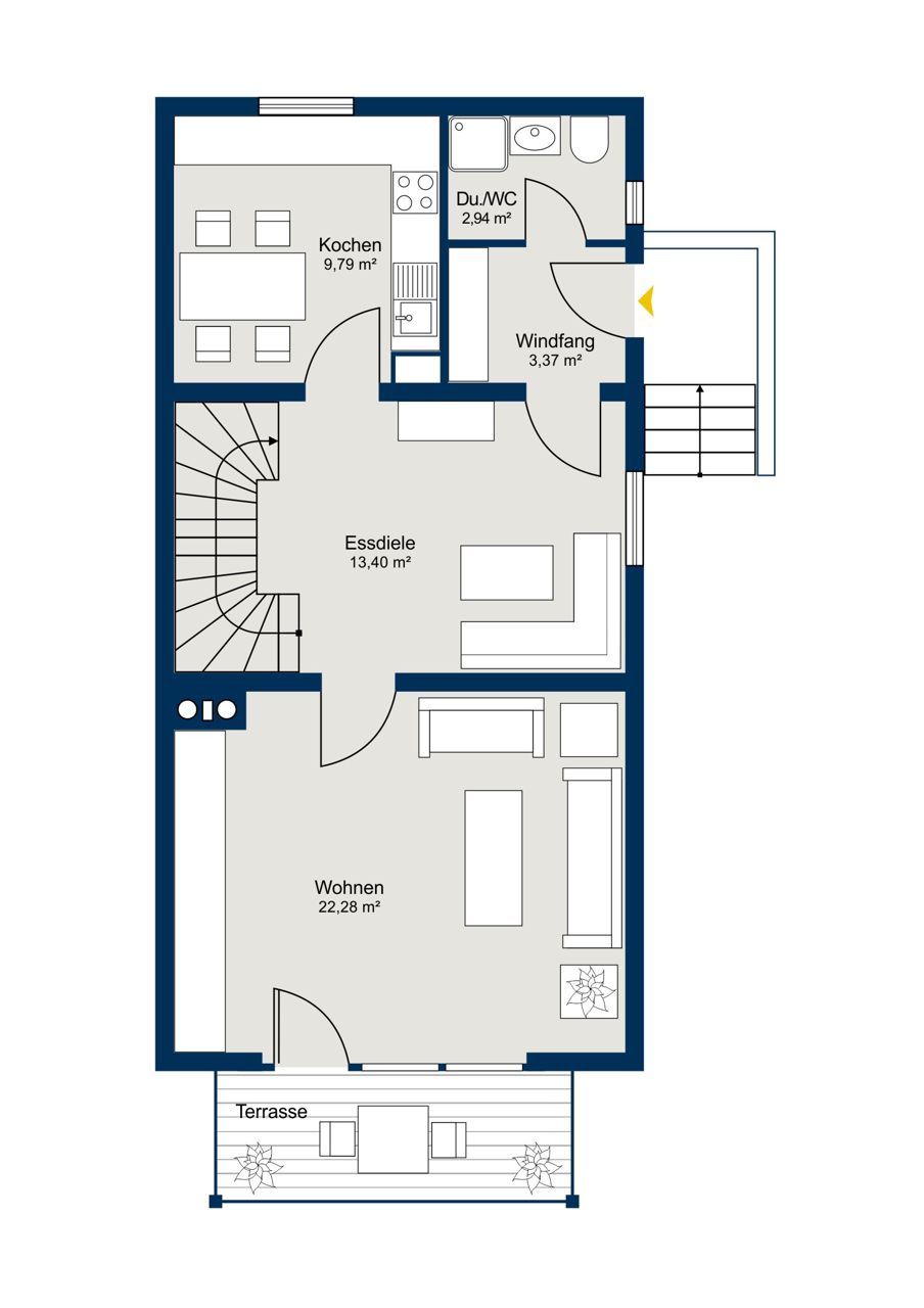 Doppelhaushälfte zum Kauf 499.000 € 5 Zimmer 131,1 m²<br/>Wohnfläche 296 m²<br/>Grundstück Ergolding Ergolding 84030