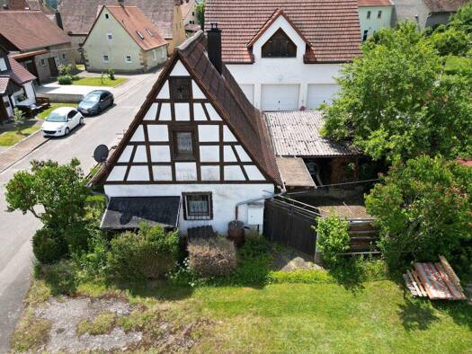 Einfamilienhaus zum Kauf 70.000 € 3 Zimmer 55 m² 165 m² Grundstück Unteraltenbernheim Obernzenn 91619
