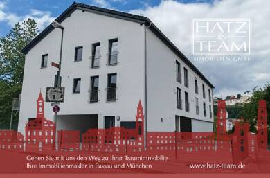 Wohnung zur Miete - Neubau 540 € 1 Zimmer 28 m² EG frei ab sofort Innstadt Passau 94032
