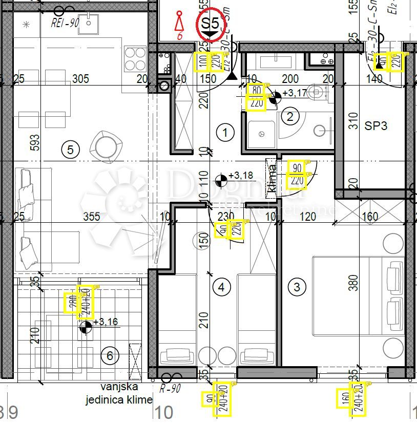 Wohnung zum Kauf 180.390 € 3 Zimmer 56 m²<br/>Wohnfläche 1.<br/>Geschoss Monvidal 52100