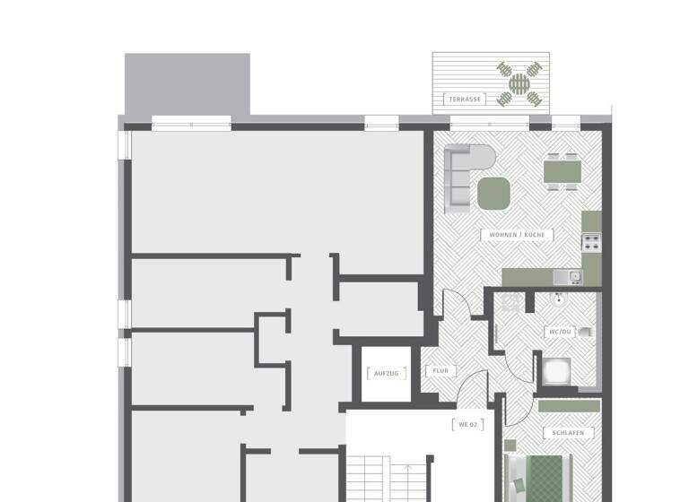Wohnung zum Kauf - Erstbezug provisionsfrei 338.305 € 2 Zimmer 61,5 m² EG frei ab sofort Klotzsche Dresden 01109