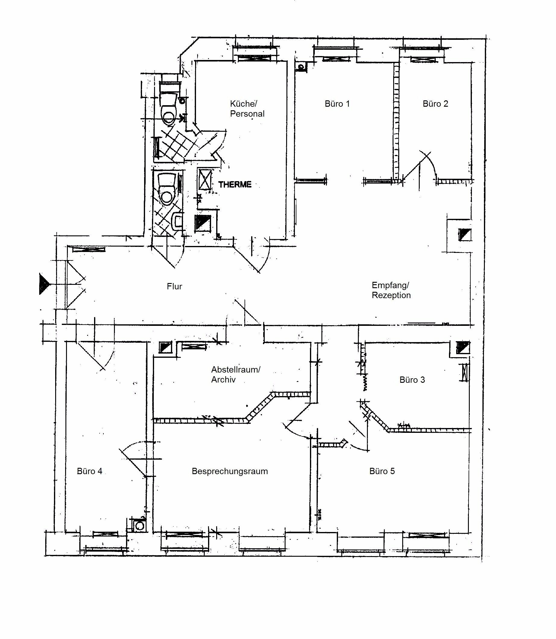 Bürofläche zur Miete provisionsfrei 7,50 € 6 Zimmer 94 m²<br/>Bürofläche Südvorstadt Leipzig 04275