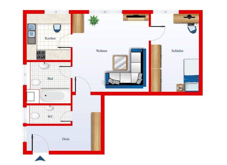 Wohnung zum Kauf 139.000 € 2 Zimmer 52 m² 2. Geschoss Uhingen 73066