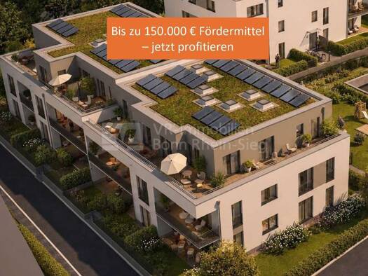 Wohnung zum Kauf - Erstbezug provisionsfrei 404.900 € 3 Zimmer 73,2 m² Elisabeth-Habeth-Weg 24-32 Witterschlick Alfter 53347