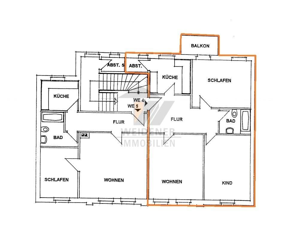 Wohnung zur Miete 480 € 3 Zimmer 96,5 m²<br/>Wohnfläche 2.<br/>Geschoss ab sofort<br/>Verfügbarkeit Berliner Straße 16 Clara-Zetkin-Straße / Friedrich-Engels-Straße Gera 07545