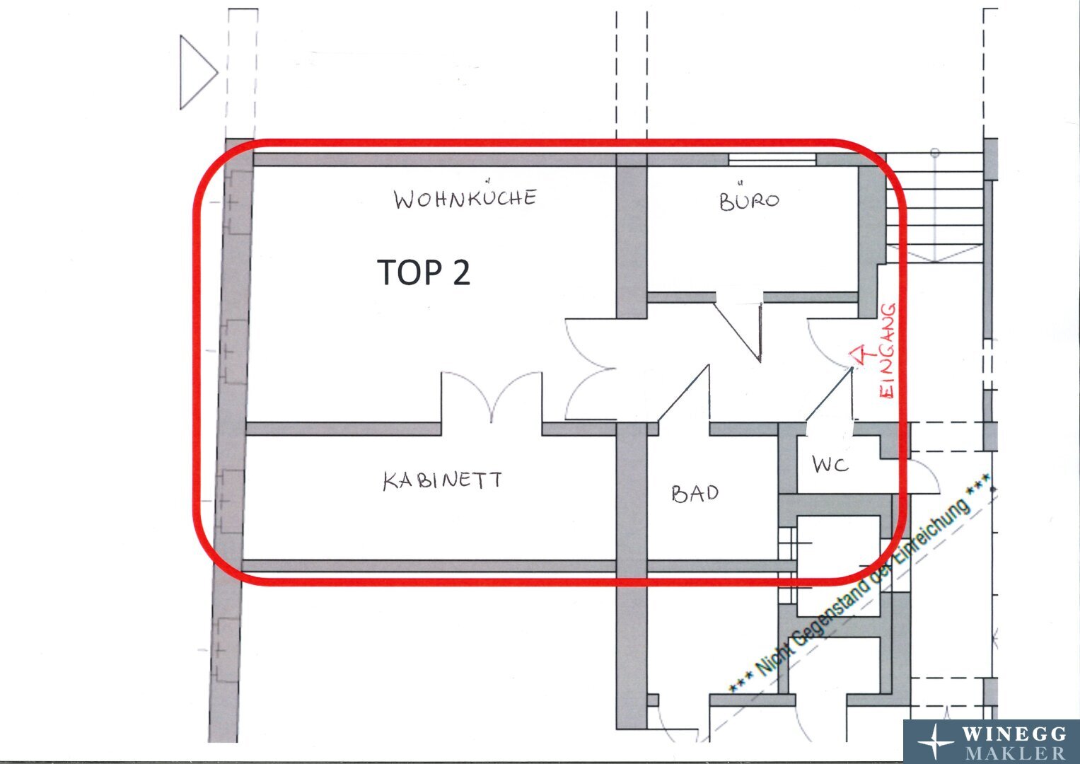 Wohnung zum Kauf 279.000 € 2,5 Zimmer 51 m²<br/>Wohnfläche EG<br/>Geschoss Wimbergergasse Wien 1070