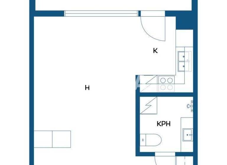 Studio zum Kauf 19.900 € 1 Zimmer 29 m² 2. Geschoss Ilmarinkatu 4-6 Kemi 94100