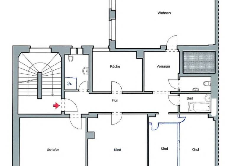 Wohnung zur Miete 1.850 € 5 Zimmer 154,2 m²<br/>Wohnfläche 01.06.2025<br/>Verfügbarkeit Louisenstraße 12 Äußere Neustadt Dresden 01099