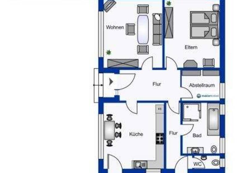 Einfamilienhaus zum Kauf 239.000 € 2 Zimmer 86 m² 905 m² Grundstück Schwittersum Dornum 26553