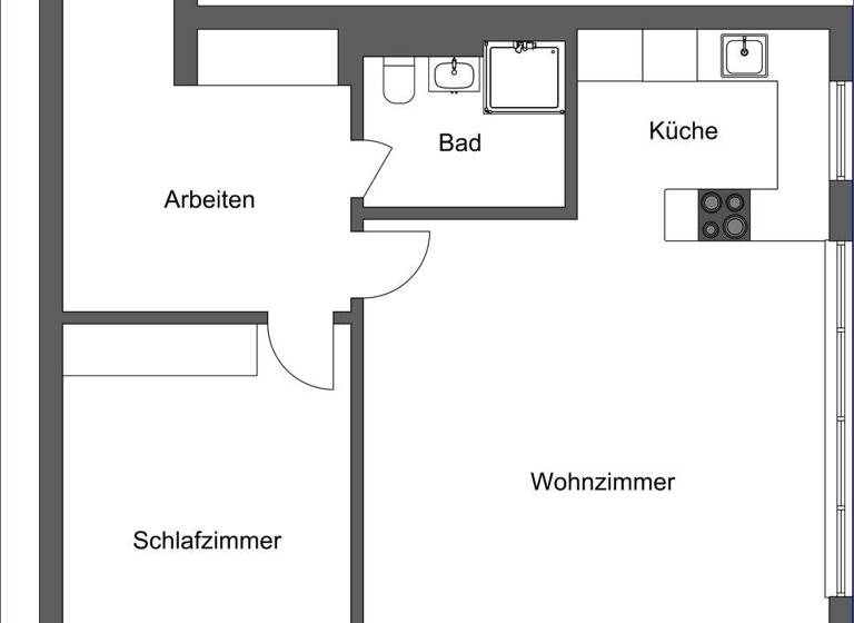 Wohnung zum Kauf 259.000 € 2 Zimmer 68 m² Hamburger Straße 3 Barmbek-Süd Hamburg / Barmbek-Süd 22083