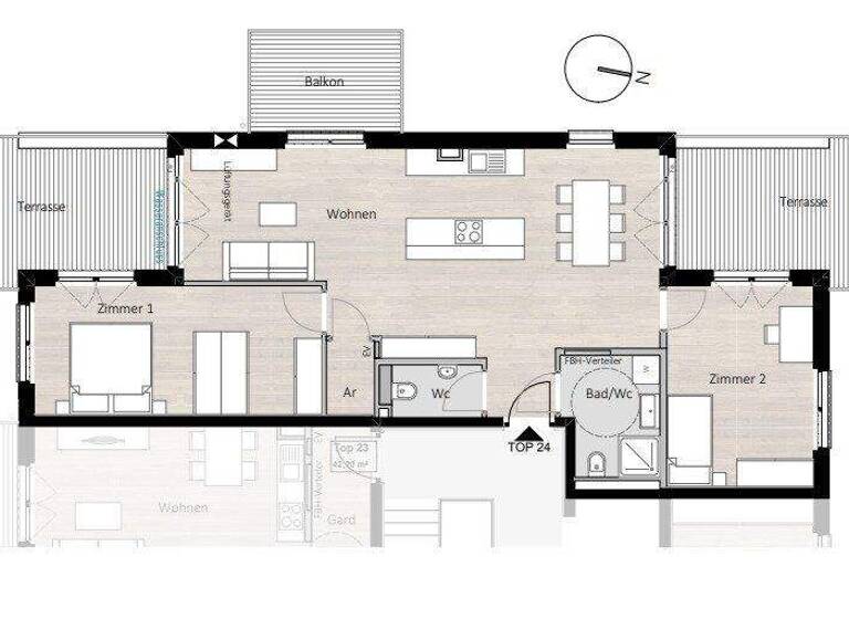 Wohnung zum Kauf - Erstbezug 733.000 € 3 Zimmer 83,9 m² Innsbruck 6020