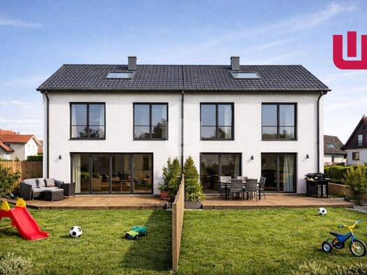 Doppelhaushälfte zum Kauf - Erstbezug 910.000 € 5 Zimmer 147 m² 395 m² Grundstück Fürstenfeldbruck 82256