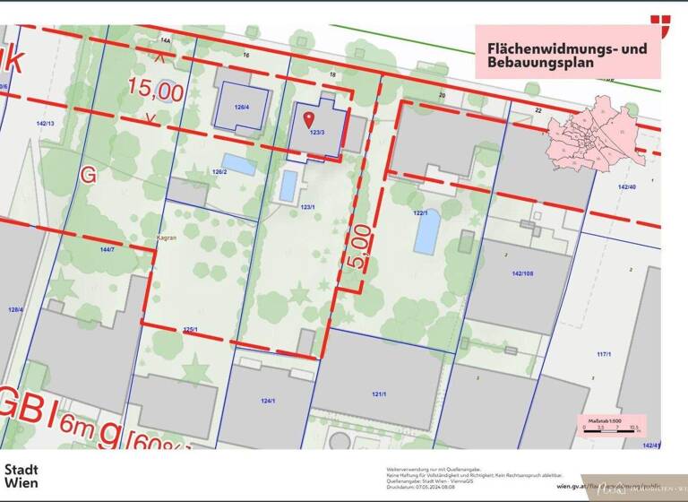 Grundstück zum Kauf 1.590.000 € 1.184 m² Grundstück Wien,Donaustadt 1220