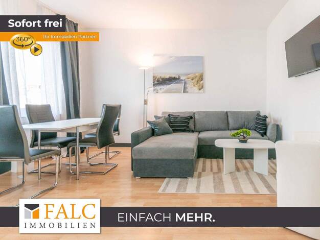 Wohnung zur Miete auf Zeit 1.590 € 2 Zimmer 45 m² frei ab sofort Schützenbahn 15 Stadtkern Essen 45127