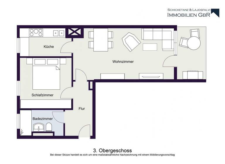 Wohnung zum Kauf 129.500 € 2 Zimmer 52,7 m² Taucha 04425