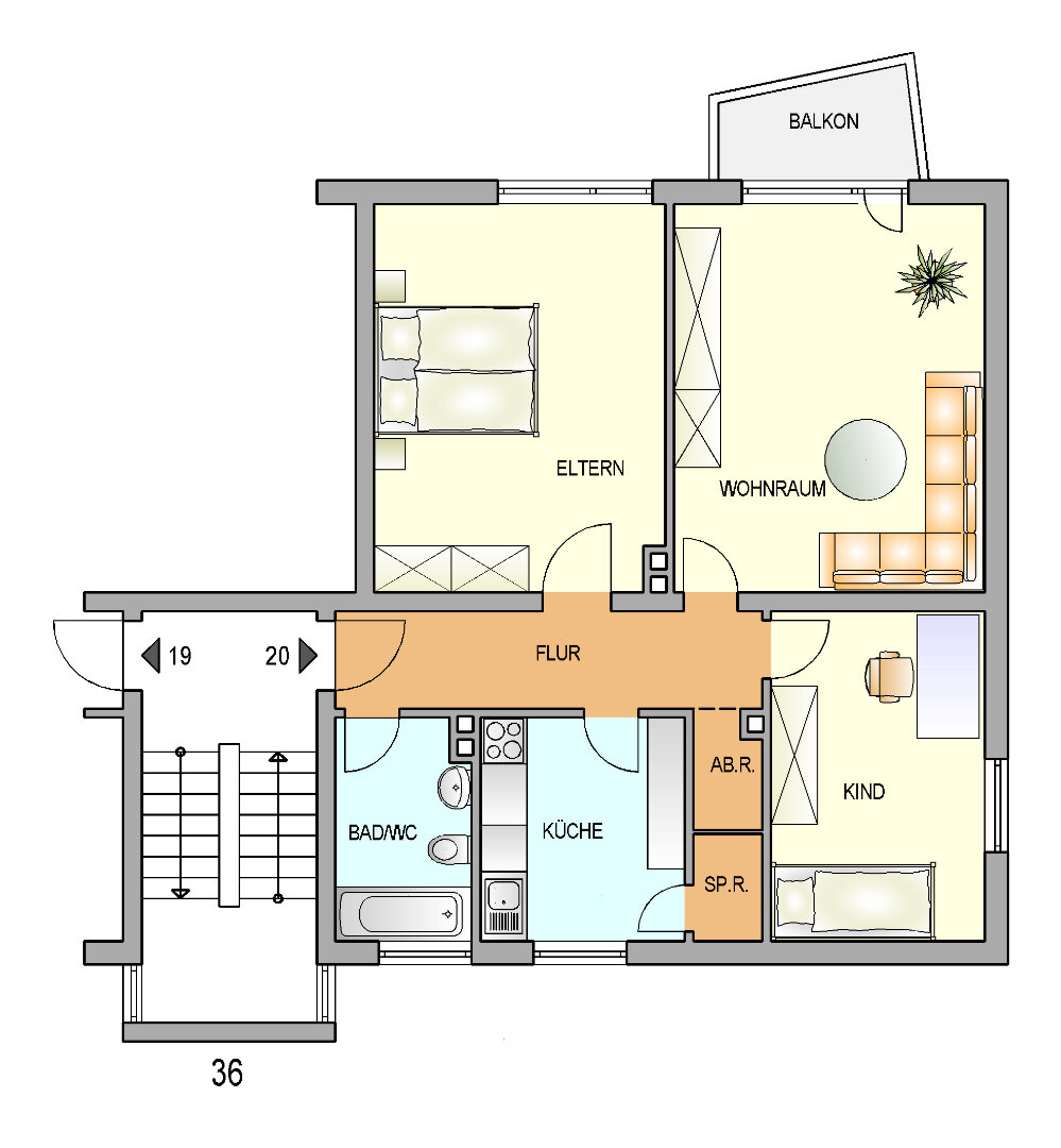 Wohnung zur Miete 602 € 3 Zimmer 71,3 m²<br/>Wohnfläche 1.<br/>Geschoss 01.04.2025<br/>Verfügbarkeit An den Hülsen 36 Hilgen Burscheid 51399