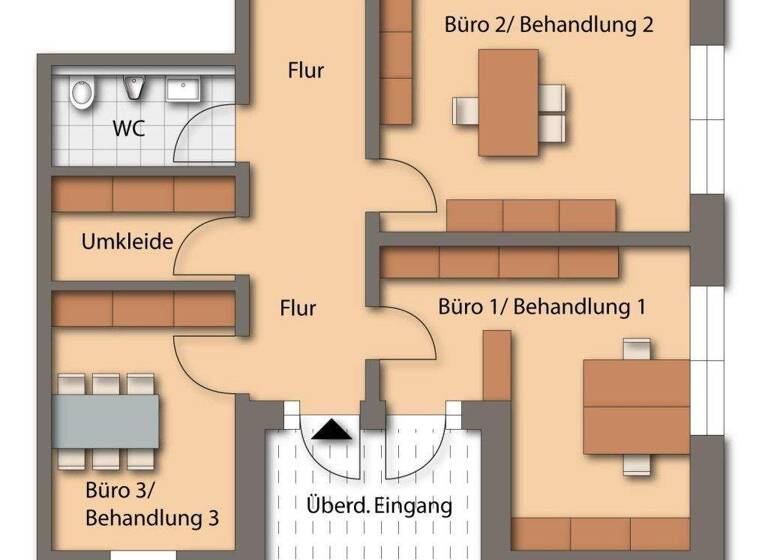 Büro zur Miete 1.260 € Ellmannsdorf Mühlhausen 92360