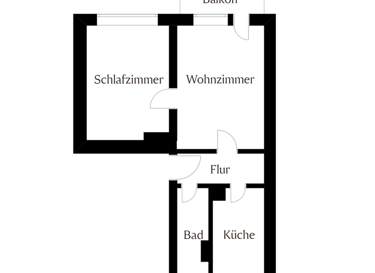 Wohnung zum Kauf 53.500 € 2 Zimmer 49 m² Apolda 99510