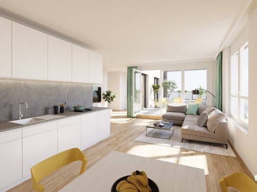 Penthouse zum Kauf - Erstbezug 401.090 € 2 Zimmer 63,2 m² Wien 1220