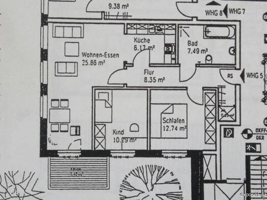 Wohnung zur Miete nur mit Wohnberechtigungsschein 470 € 3 Zimmer 73,4 m² 2. Geschoss frei ab 01.08.2026 Gevelsberg 58285