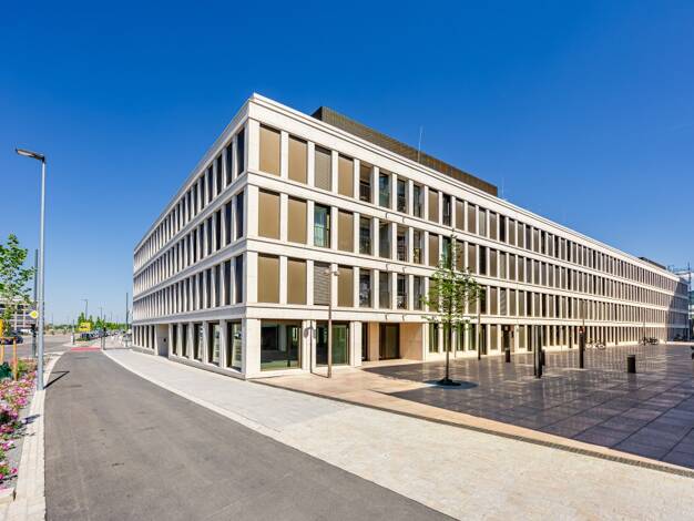 Ladenfläche zur Miete 379 m² Verkaufsfläche teilbar ab 379 m² Europaplatz 12-17 / Max-Planck-Ring 2-12 Bahnstadt Heidelberg 69115