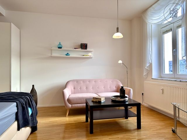 Wohnung zur Miete Wohnen auf Zeit 895 € 1 Zimmer 47 m²<br/>Wohnfläche ab sofort<br/>Verfügbarkeit Südvorstadt Leipzig 04275