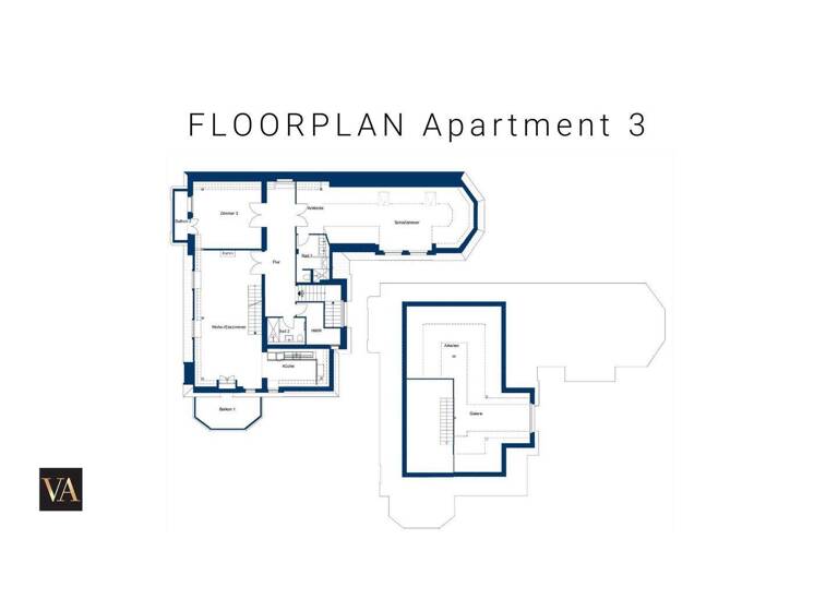 Maisonette zur Miete 6.900 € 4 Zimmer 207,4 m² frei ab sofort Grunewald Berlin 14193