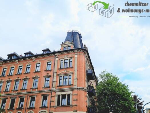 Wohnung zum Kauf 92.287 € 2 Zimmer 59,5 m² 1. Geschoss Weststraße 39 Kaßberg Chemnitz / Kaßberg 09112