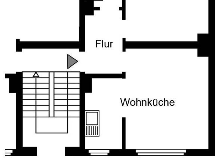 Studio zur Miete 362 € 1 Zimmer 37,5 m² EG frei ab 01.05.2026 Wanheimer Str. 339 Wanheimerort Duisburg 47055