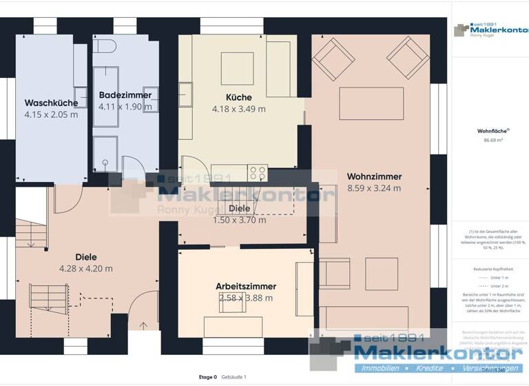 Einfamilienhaus zum Kauf 320.000 € 6 Zimmer 170 m² 3.019 m² Grundstück Priborn 17209