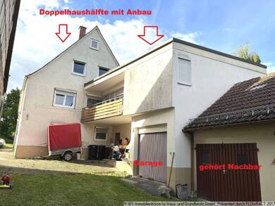 Doppelhaushälfte zum Kauf 179.000 € 5 Zimmer 142 m² 120 m² Grundstück Wallhausen Wallhausen 74599