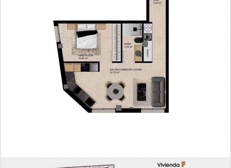 Studio zum Kauf provisionsfrei 113.000 € 1 Zimmer 31 m² Catral
