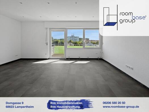Wohnung zur Miete 1.000 € 3 Zimmer 79 m² 3. Geschoss Weinheimer Weg 30 Lampertheim Lampertheim 68623