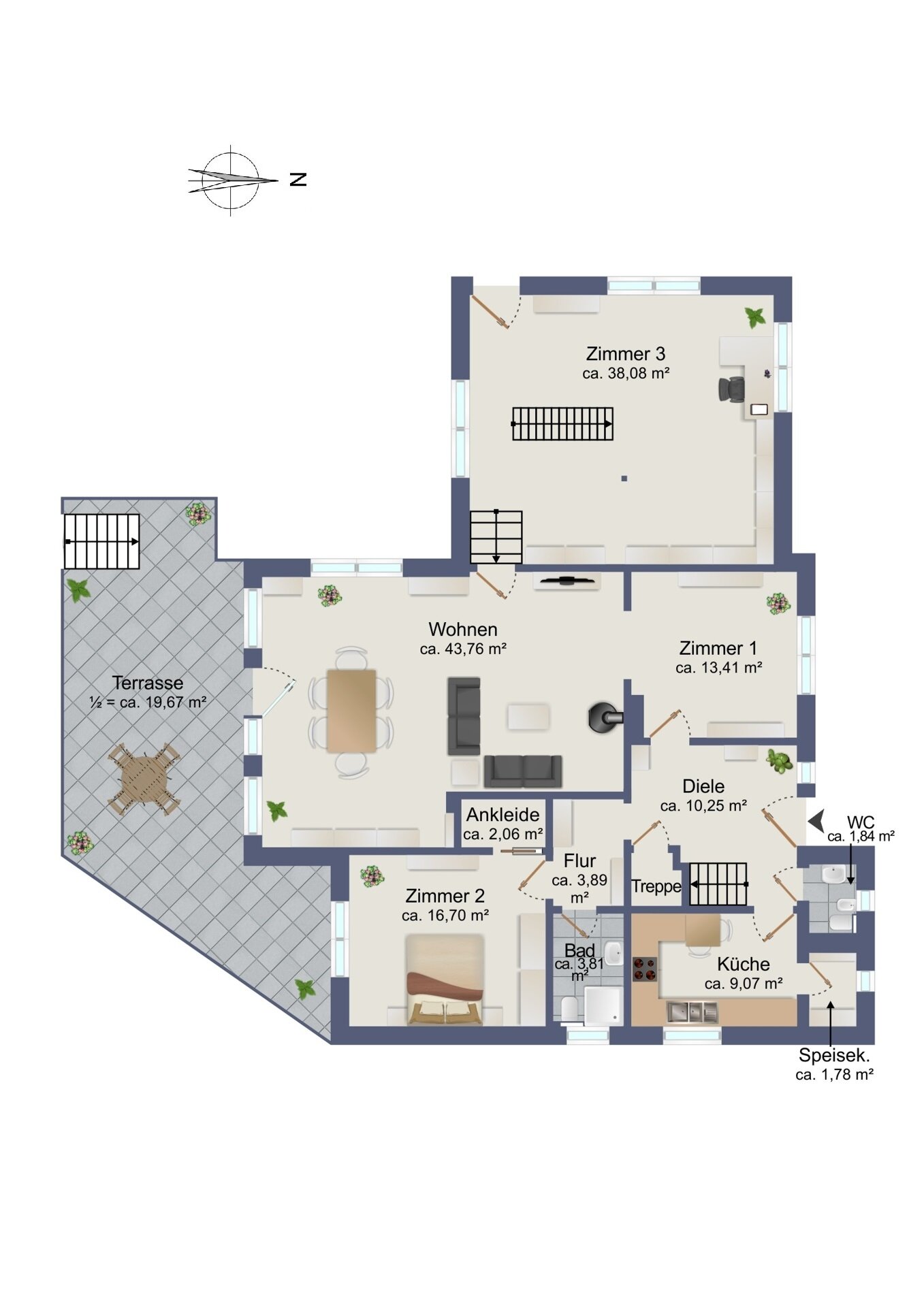 Einfamilienhaus zum Kauf 875.000 € 6 Zimmer 167,4 m²<br/>Wohnfläche 989 m²<br/>Grundstück Rahlstedt Hamburg / Rahlstedt 22143