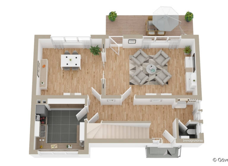 Einfamilienhaus zum Kauf 375.000 € 6 Zimmer 134,2 m² 912 m² Grundstück Lessingstraße 45 Hamm Marl 45772