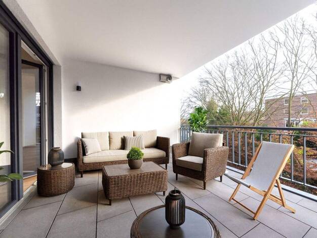 Wohnung zur Miete - Erstbezug 1.160 € 2 Zimmer 67,8 m² 1. Geschoss frei ab sofort Werden Essen 45239