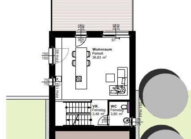 Wohnung zum Kauf - Erstbezug 566.000 € 3 Zimmer 113,2 m² Waltendorf Graz 8042