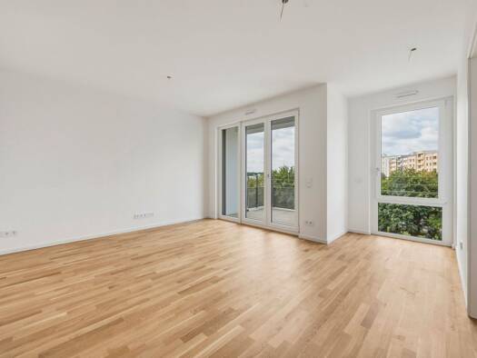 Wohnung zur Miete - Erstbezug 1.606 € 2 Zimmer 54,1 m² 2. Geschoss frei ab sofort Zenzl-Mühsam-Straße 3 Ramersdorf-Perlach München 81735
