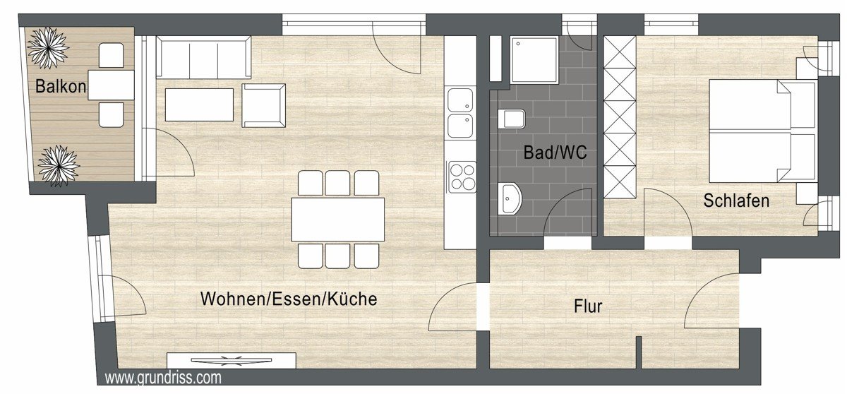 Wohnung zum Kauf 346.150 € 2 Zimmer 75 m²<br/>Wohnfläche Deggendorf Deggendorf 94469