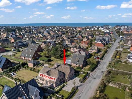 Doppelhaushälfte zum Kauf - Erstbezug 4.975.000 € 7 Zimmer 239 m² 1.381 m² Grundstück Norderwung 16 a Braderup Wenningstedt-Braderup (Sylt) 25996