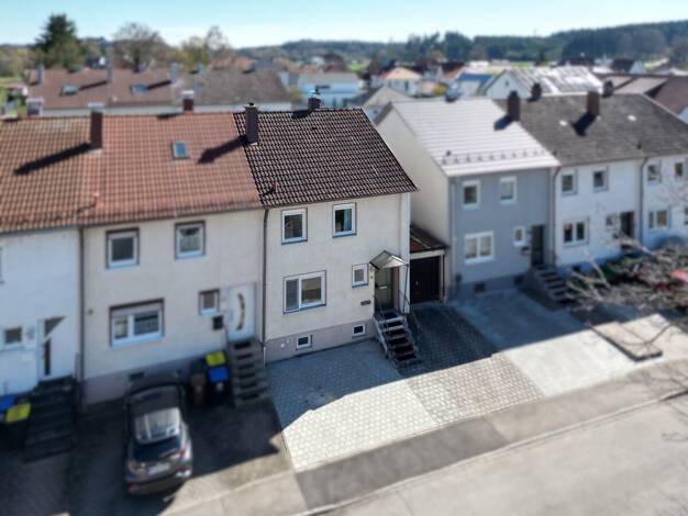 Reihenmittelhaus zum Kauf 275.000 € 4 Zimmer 90 m² 300 m² Grundstück Beethovenstraße 19 Babenhausen Babenhausen 87727