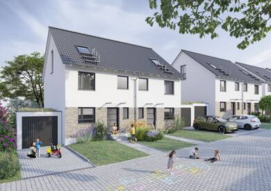 Doppelhaushälfte zum Kauf - Neubau provisionsfrei 599.900 € 5 Zimmer 132 m² 355 m² Grundstück Im Buschfeld 38 Elsen Grevenbroich 41515