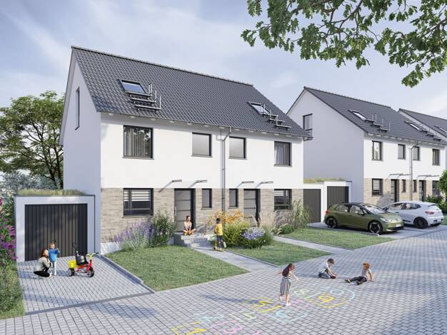 Doppelhaushälfte zum Kauf - Erstbezug provisionsfrei 599.900 € 5 Zimmer 132 m² 355 m² Grundstück Fürther Berg Elsen Grevenbroich 41515