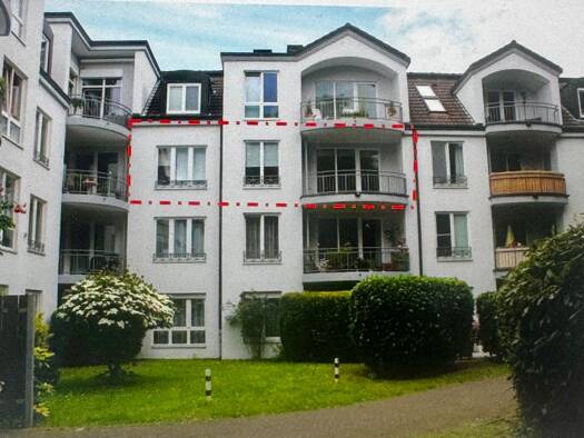 Wohnung zur Miete 1.050 € 2 Zimmer 70 m² Geschoss 2/3 frei ab sofort Denglerstr. 72 Plittersdorf Bonn 53173