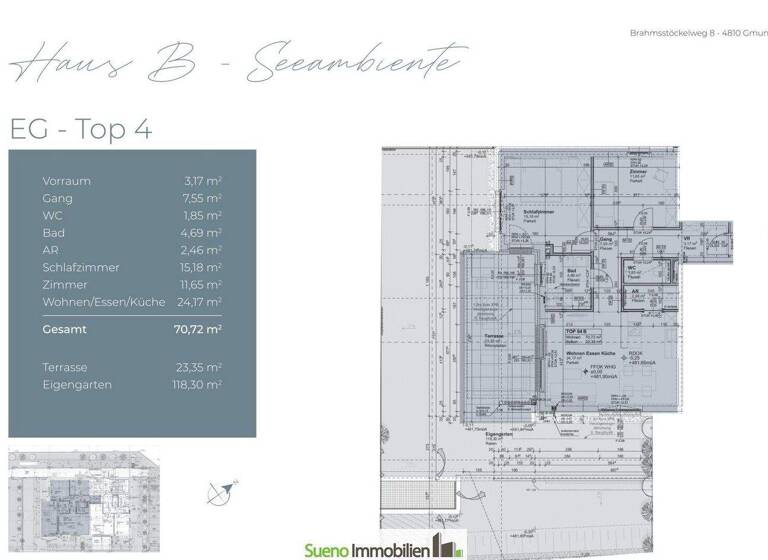 Wohnung zum Kauf - Erstbezug Brahmsstöckelweg Gmunden 4810