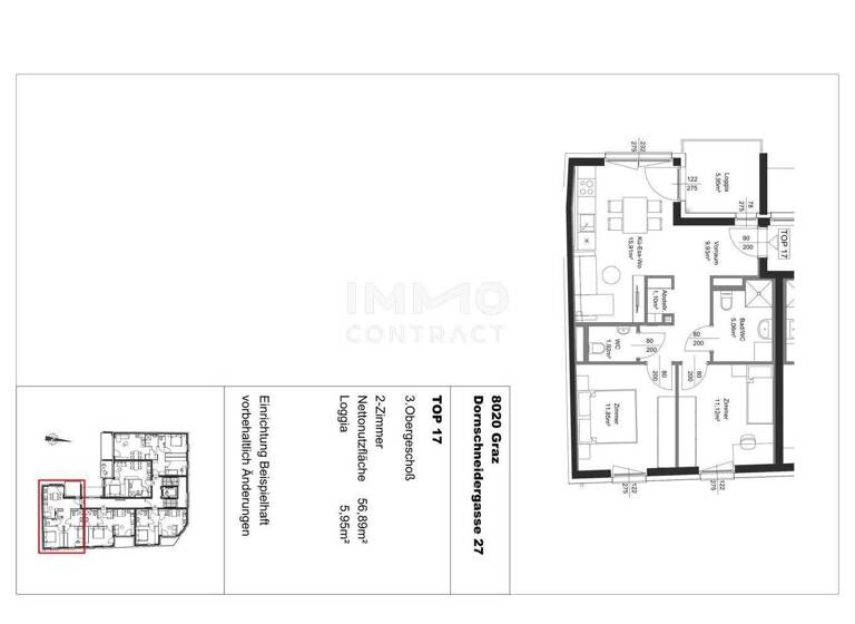Wohnung zur Miete 579 € 3 Zimmer 3. Geschoss Dornschneidergasse 27 Gries Graz 8020