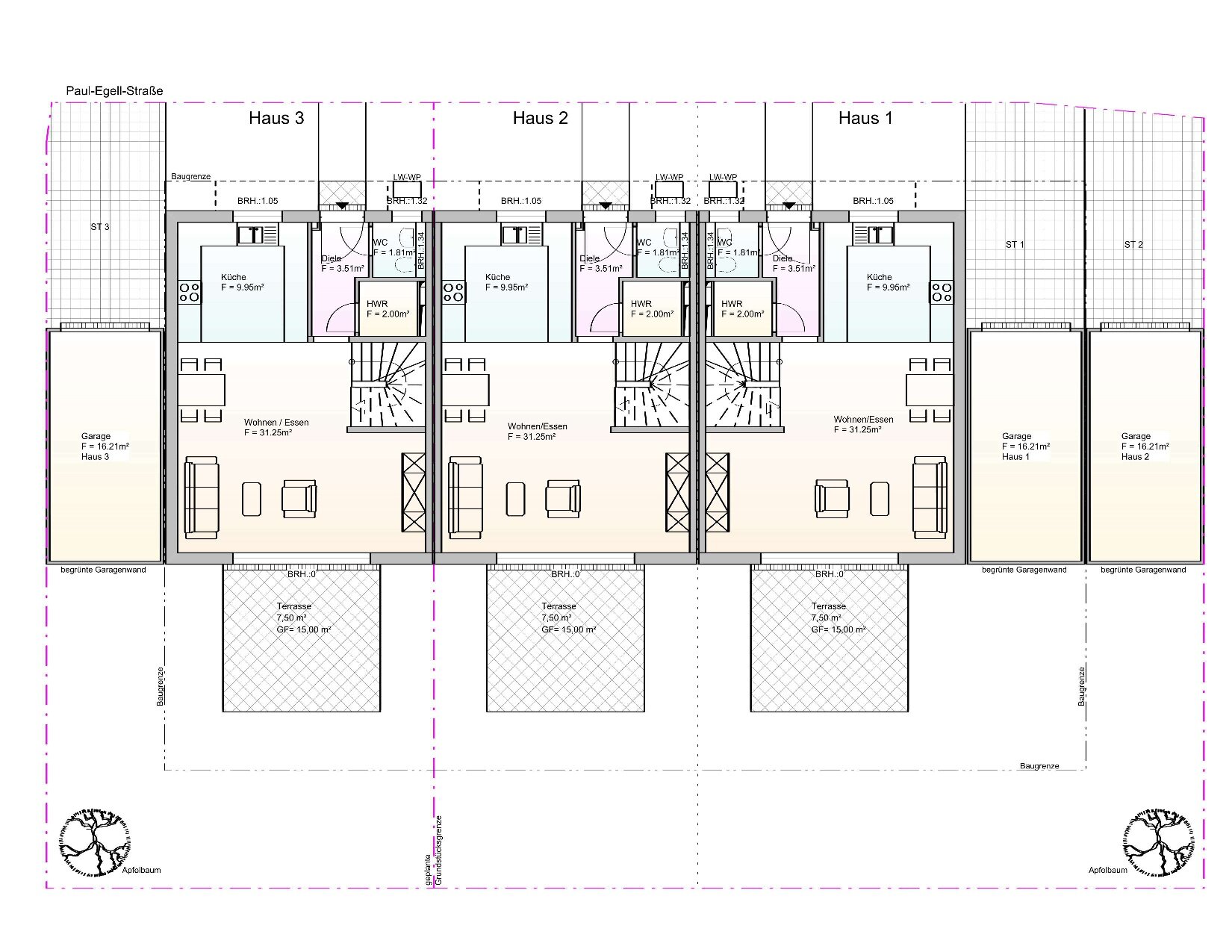 Reihenmittelhaus zum Kauf provisionsfrei 519.990 € 4 Zimmer 140 m²<br/>Wohnfläche 169 m²<br/>Grundstück Paul-Egell-Straße Schifferstadt 67105