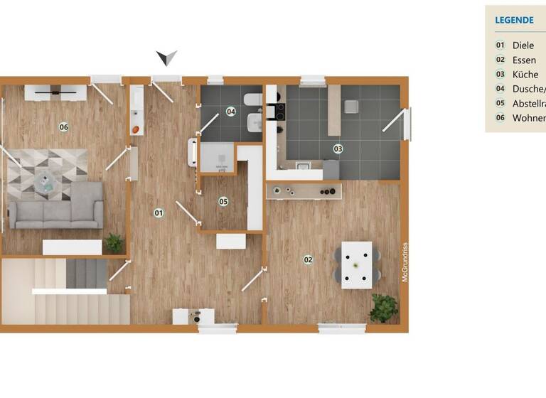 Mehrfamilienhaus zum Kauf 359.000 € 5 Zimmer 132 m² 1.080 m² Grundstück Bruck Künzing 94550