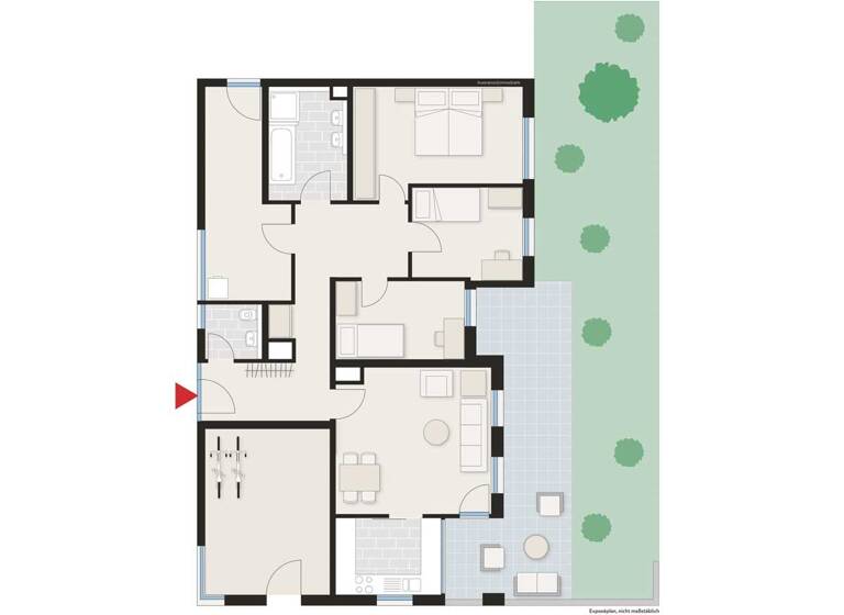 Wohnung zum Kauf provisionsfrei 359.000 € 4 Zimmer 99,2 m² EG Obertorplatz 10 Hechingen 72379