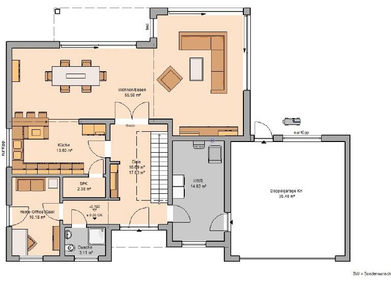 Einfamilienhaus zum Kauf provisionsfrei 1.049.900 € 5 Zimmer 214 m² 1.200 m² Grundstück Möbisburg-Rhoda Erfurt 99094